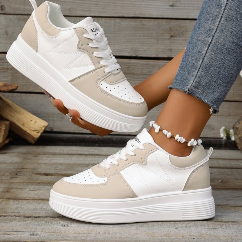Platform Sneakers Chunky - Baskets compensées pour femmes à bout