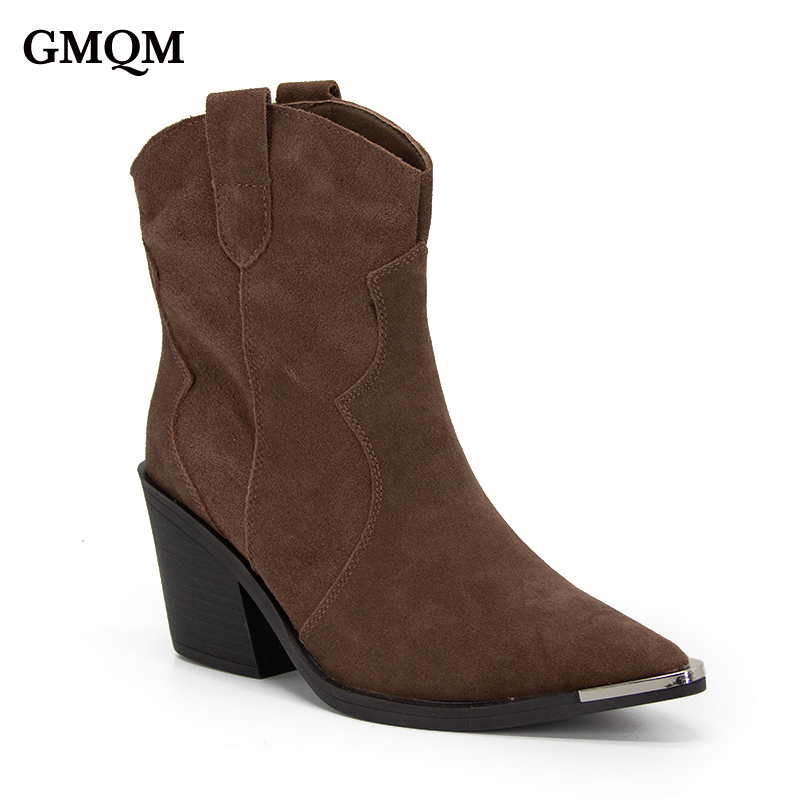 Western Cowgirl Boot - GMQM 2025 chaussons confortables pour femmes