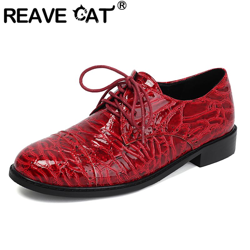 Women'S Shoes Extended Sizes - REAVE CAT vert brillant femme pompes
