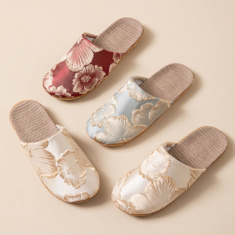 Women Shoes Mules - Mules élégantes en soie pour femmes,