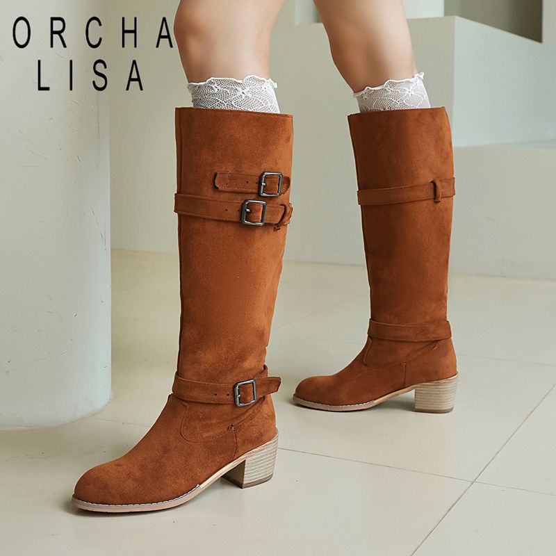 Women'S Shoes Extended Sizes - ORCHA LISA 2025 rétro femmes genou