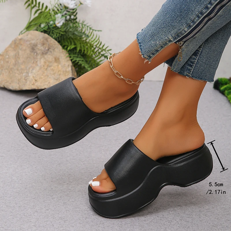 Pantoufles à plateforme épaiss - Women Shoes Wedges avis et prix