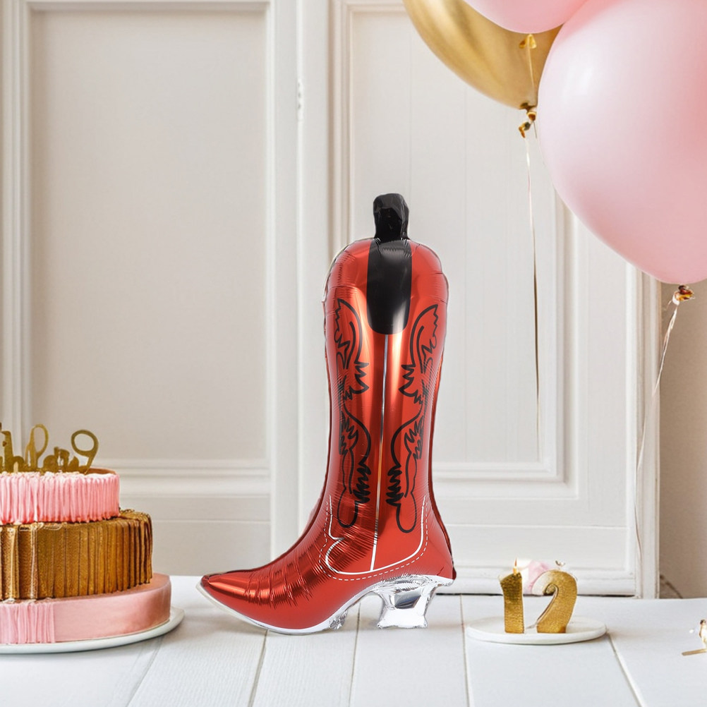 6 Ballons en Aluminium Motif C - Western Cowgirl Boot avis et prix