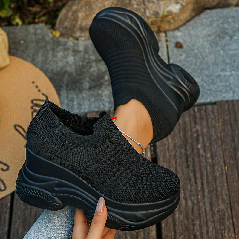 Baskets épaisses blanches tric - Platform Sneakers Chunky avis et prix