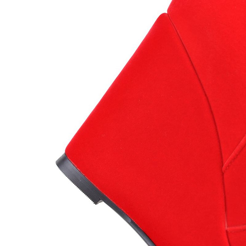 ORCHALISA Glam Red Ladies Ankl - Women'S Shoes Extended Sizes avis et prix