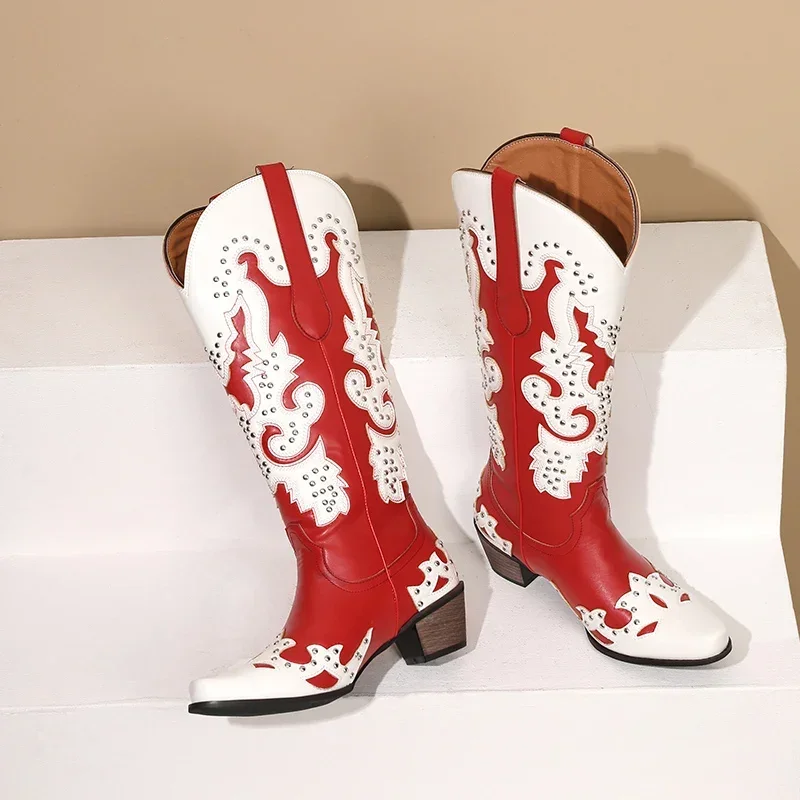 Bottes hautes pour femmes styl - Western Cowgirl Boot avis et prix