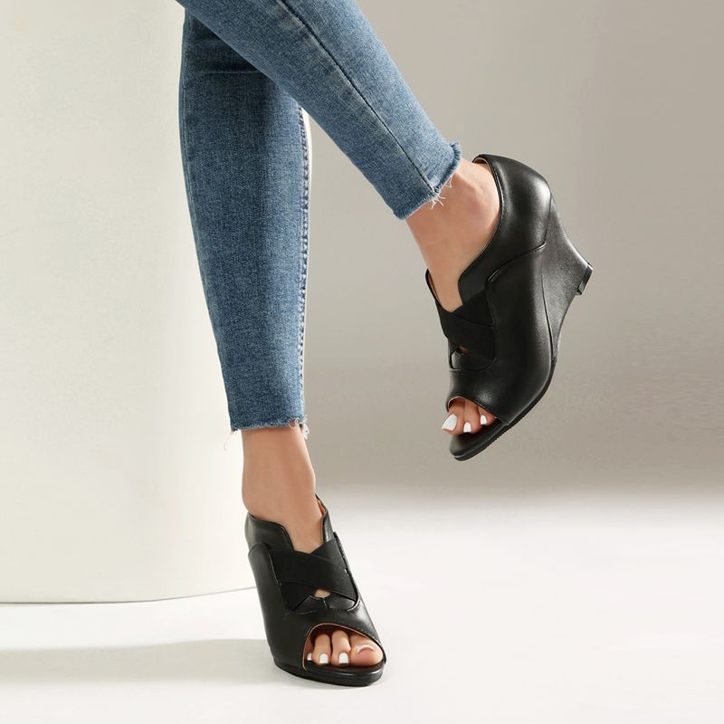 Sandales noires REAVE CAT pour - Women'S Shoes Extended Sizes avis et prix