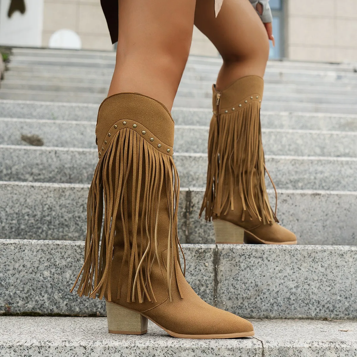 Grande taille 43 femmes glands - Western Cowgirl Boot avis et prix