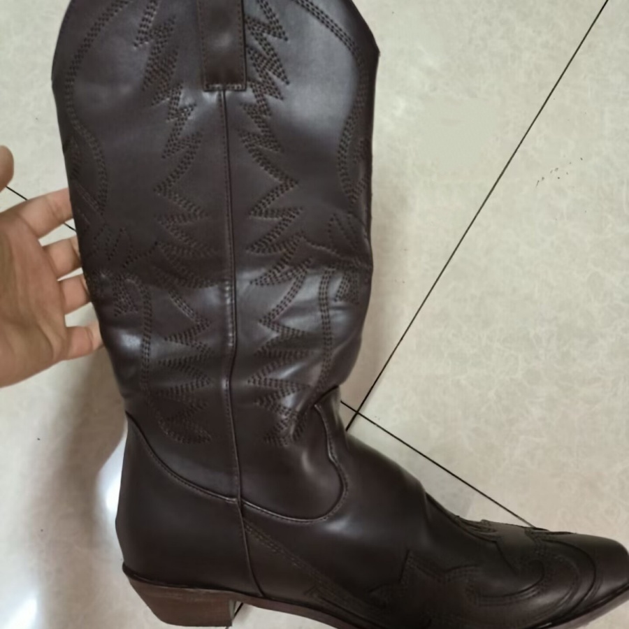 Bottes de cowboy brodées style - Western Cowgirl Boot avis et prix
