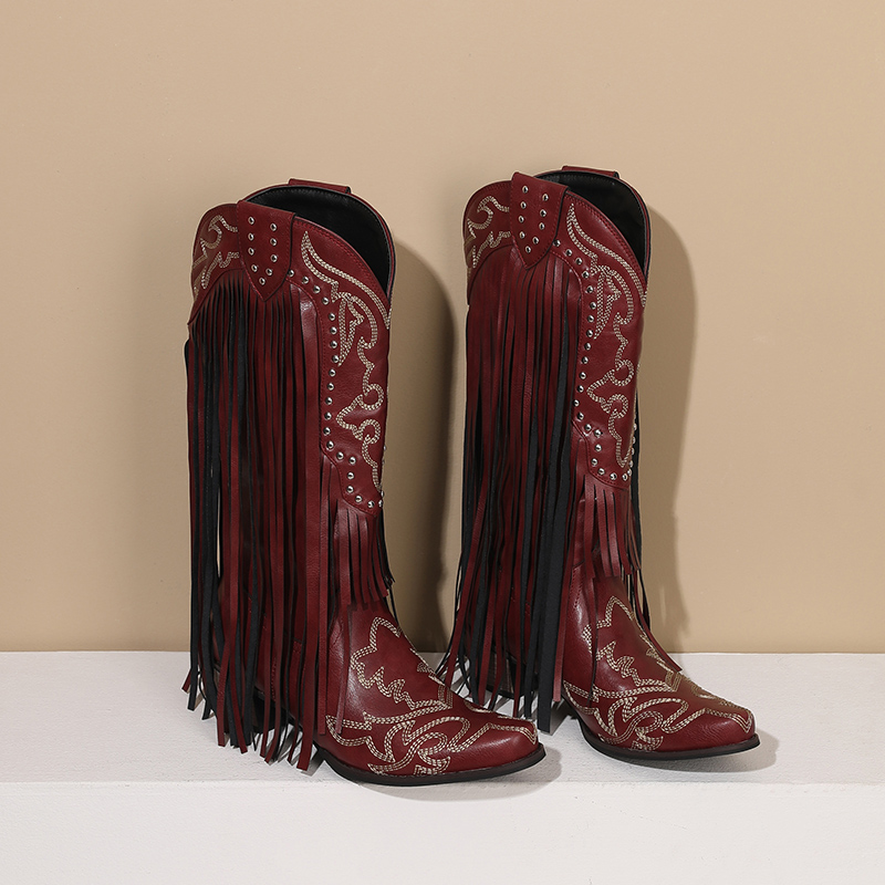 Bottes de cowboy mi-mollet pou - Western Cowgirl Boot avis et prix