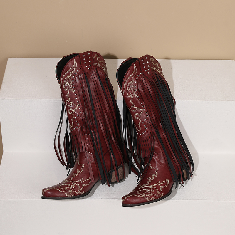 Bottes de cowboy mi-mollet pou - Western Cowgirl Boot avis et prix