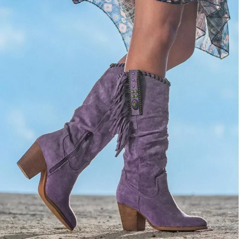 Femmes bottes hautes tendance  - Western Cowgirl Boot avis et prix
