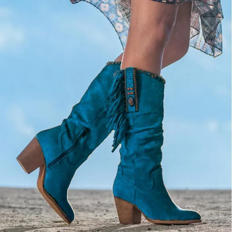 Femmes bottes hautes tendance  - Western Cowgirl Boot avis et prix