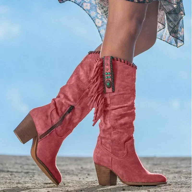 Femmes bottes hautes tendance  - Western Cowgirl Boot avis et prix