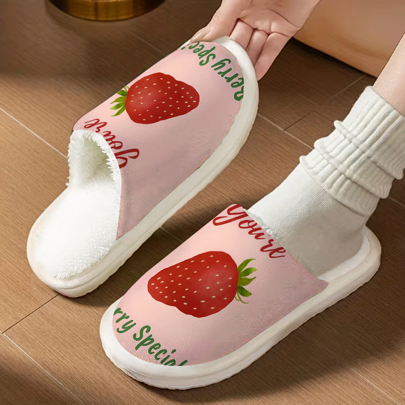 Strawberry Quote Pantoufles de - Women Shoes Quote avis et prix