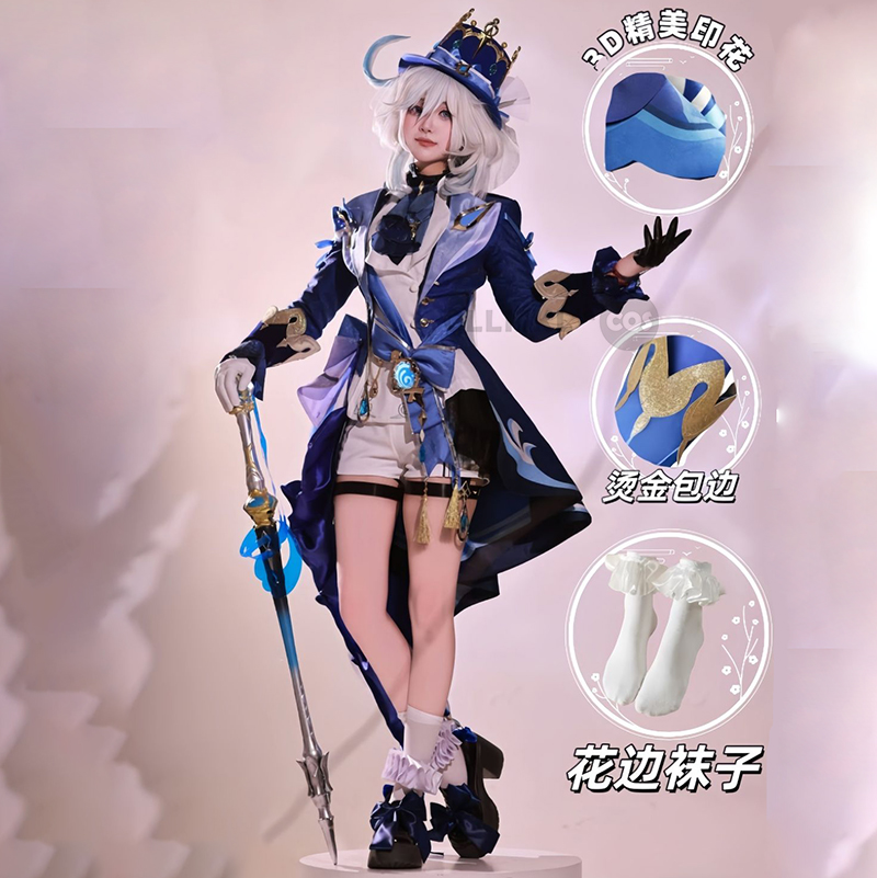 Furina Cosplay Costume perruqu - Women'S Shoes Zone avis et prix