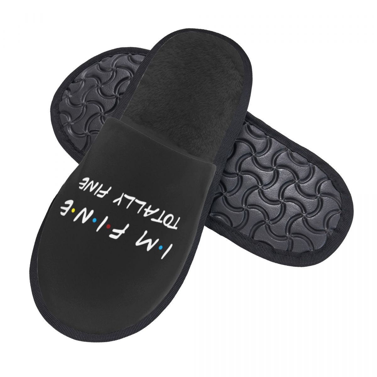Pantoufles de maison I'm Fine  - Women Shoes Quote avis et prix