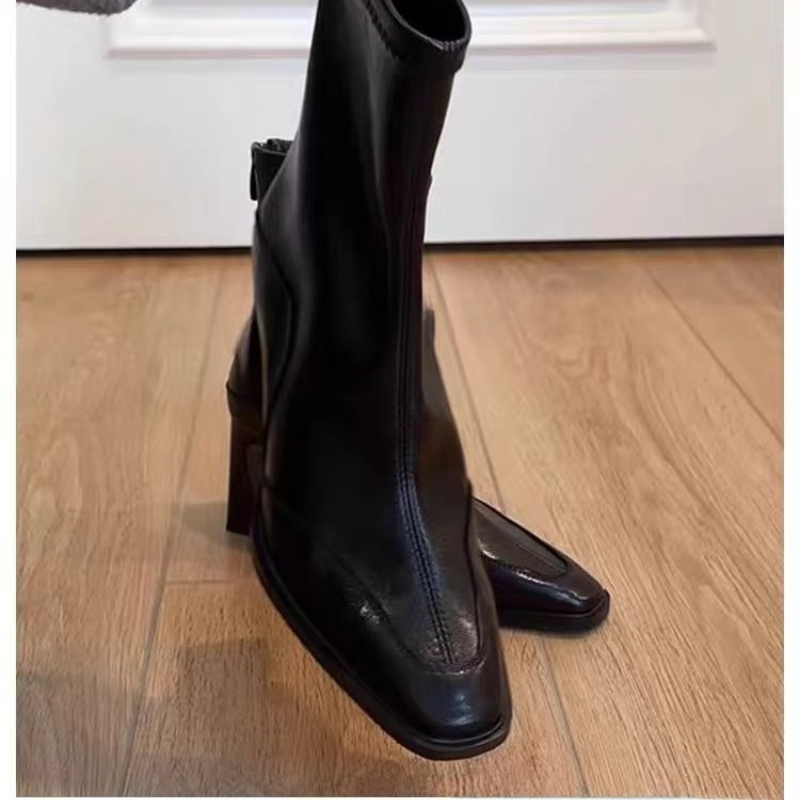 Bottines à talons épais et bou - Platform Sneakers Chunky avis et prix