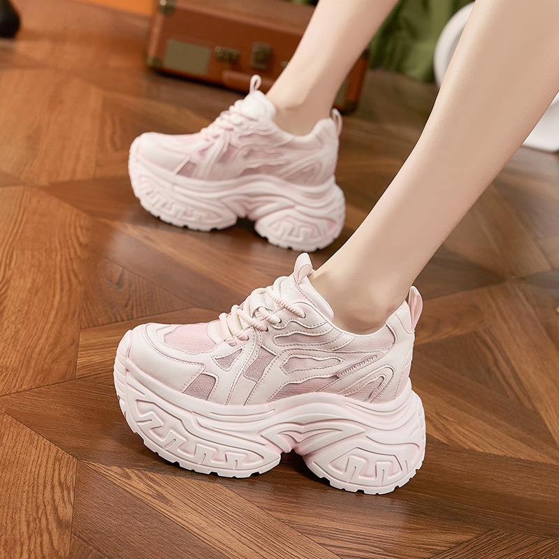 Baskets compensées tendance po - Platform Sneakers Chunky avis et prix
