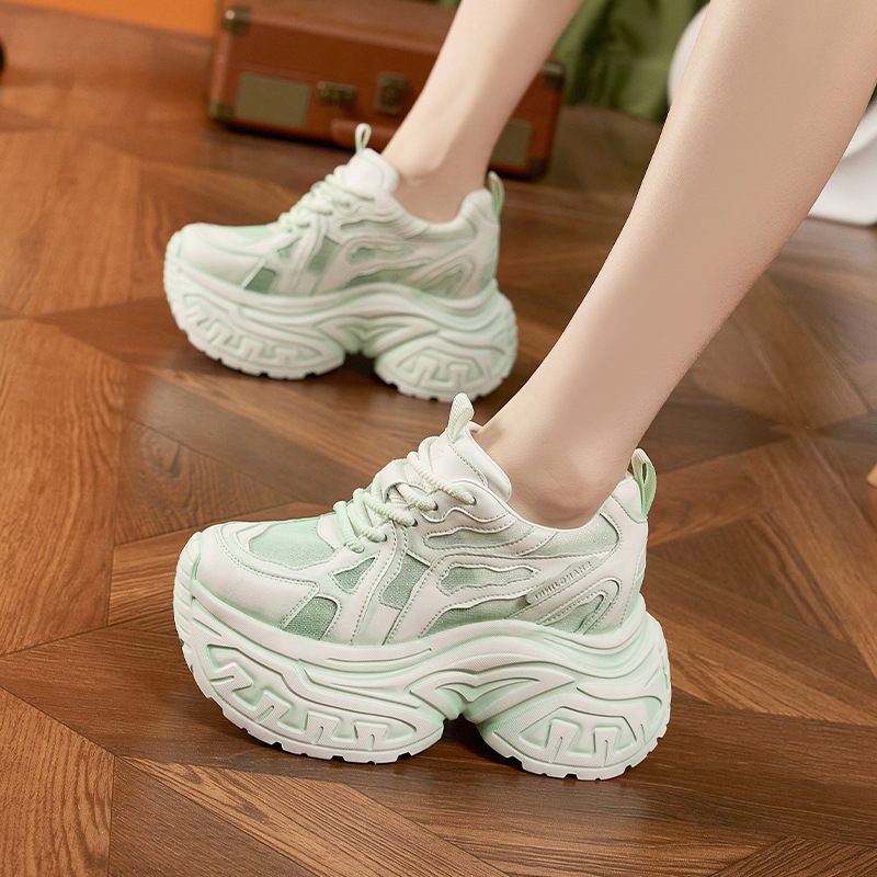 Baskets compensées tendance po - Platform Sneakers Chunky avis et prix