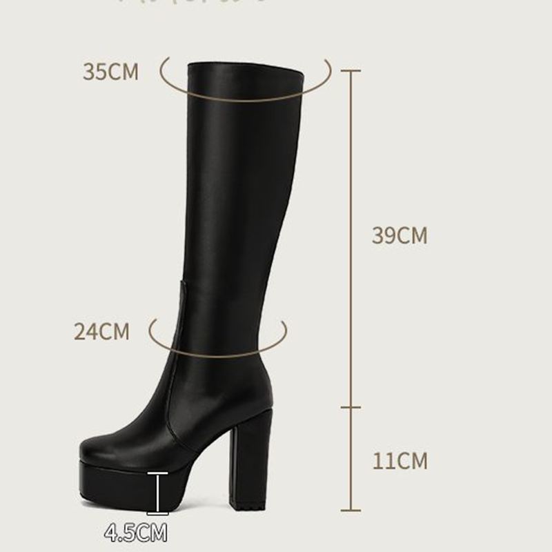 ORCHALISA Bottes Glamour pour  - Women'S Shoes Extended Sizes avis et prix