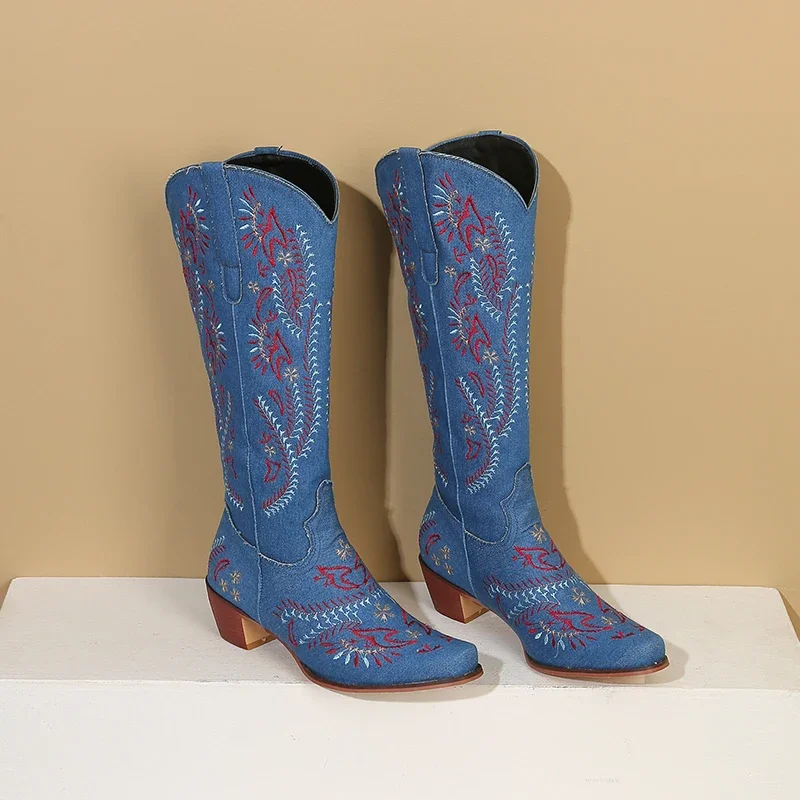 Bleu Denim Western Cowgirl gen - Western Cowgirl Boot avis et prix